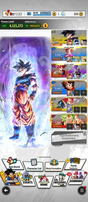M20-IOS+Android-3 UL Goku Uis Red Star+Nice Team+13 Legends Limited+Good Equipment+Goku and Hit+New SS2 Gohan+SS Gohan+Goku Yelow
