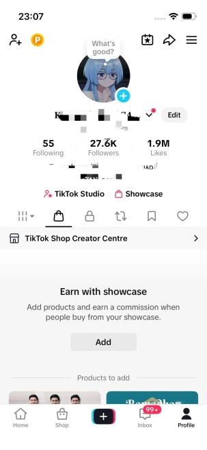 Instanly Delivery/ 27KReal Followers+1.9M Real Likes/ Tiktok Shop For Creator/ Live Stream/ Full Access