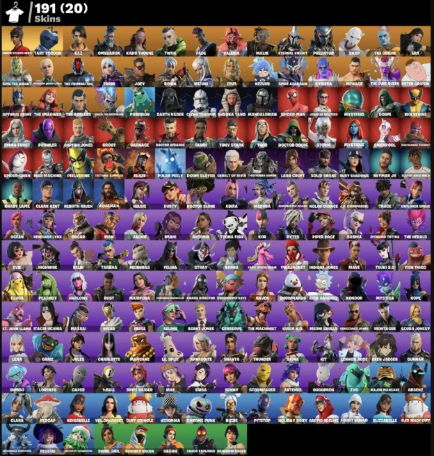 [3in1] / UPDATE EMAIL • FN (ALL PLATFORMS) | 191 skins (20 paid) | Full access | Warranty | 2 Gifts