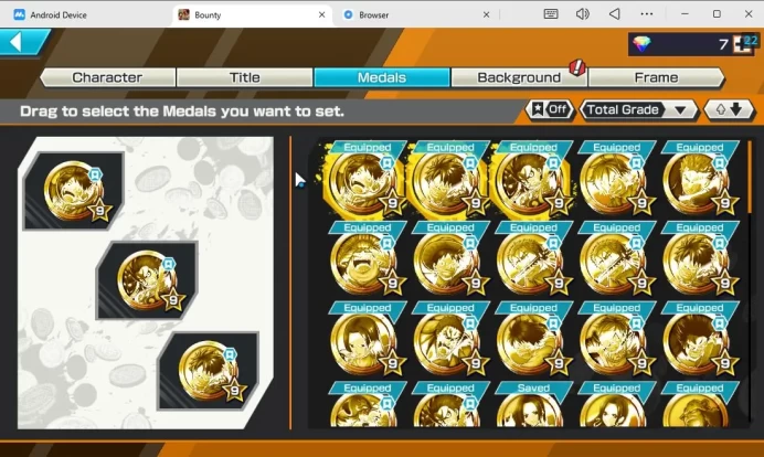 Global|7 EX|T5E Saturn,GP Newgate,G5 MD Luffy,KoP GD Roger,BP Kuzan,Ama no Borsalino,Raid on Zoro|Rank 17|LogBandai|(OPBR2054)