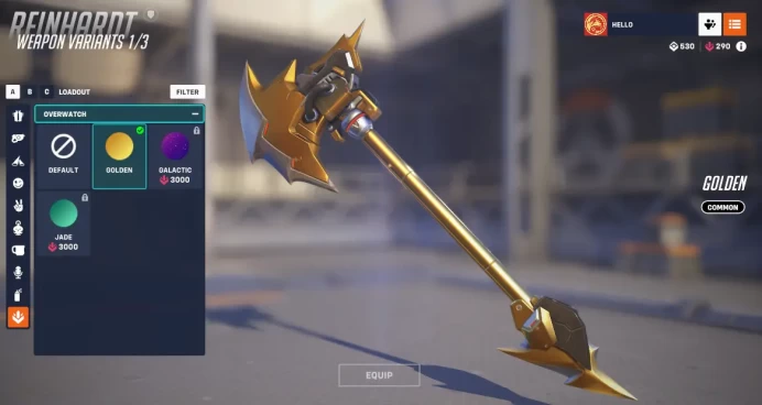 1 Golden Weapons Amount / Overwatch 2 / Full Mail Access / see the picture / Please Read Description / aexl1