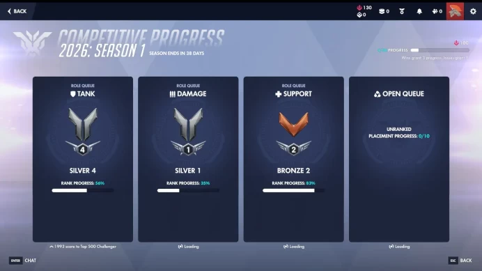 SilverTank/ Silver Dps/ Bronze Support ( Handmade ) 20 Wins / Sms Verified / Full Access Instant Delivery