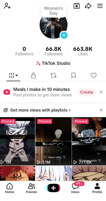 Germany Monetized Account/ 66K Real Followers+663K Real Likes/ Creator Rewards Program Activated/ Full Access