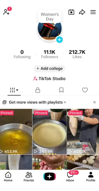 Instanly Delivery/ Monetized 11K Real Followers+212K Real Likes Account/ Creator Rewards Program Activated/ Live Stream/ Full Access