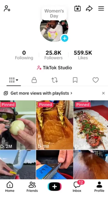 Instanly Delivery/ Monetized 25K Real Followers+559K Real Likes Account/ Creator Rewards Program Activated/ Live Stream/ Full Access