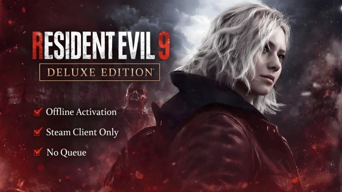 Resident Evil Requiem Deluxe Edition◈ Steam Offline Activation ◈ No Queue ◈ Instant Delivery ◈ Lifetime Access ◈ Steam Client Only