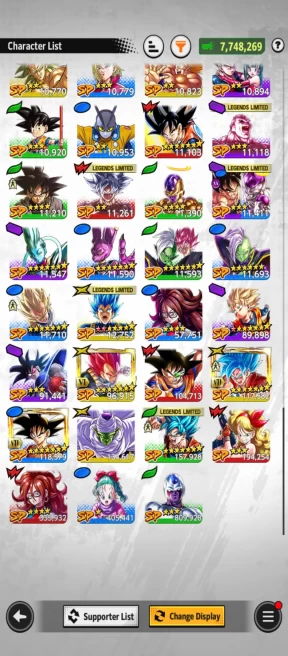 M27-IOS+Android-UL Goku Uis Full Red Star+LL Vegeta Red Star+Goku and Frieza+Soul+Event Farm CC