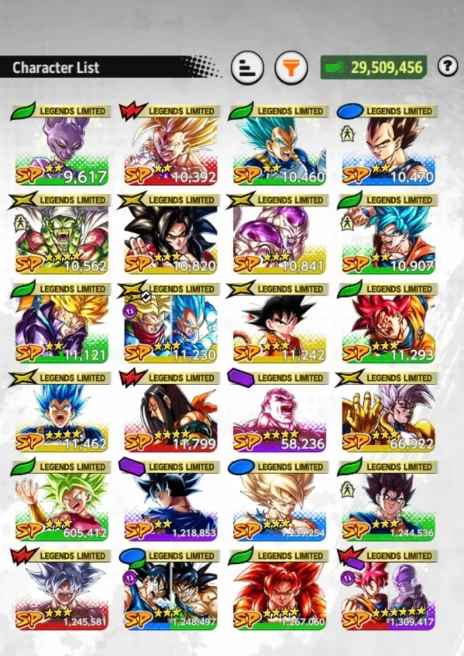 M31-IOS+Android-4 UL(SS4 Goku+Goku Uis Full Red Star)+24 Legends+Equipment+Goku&Hit+Vegito Green+Namek Goku+Goku Yellow+Cabba+God Goku