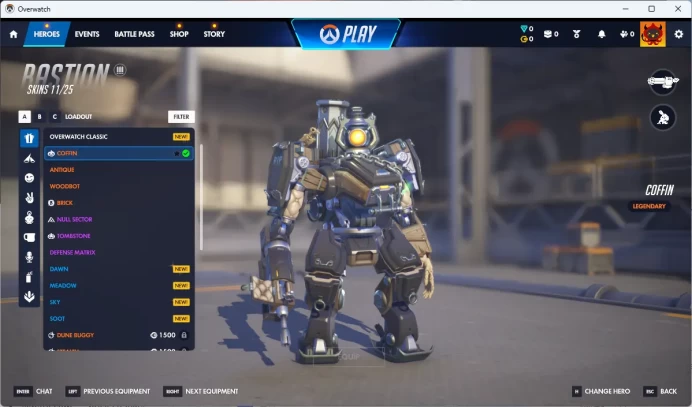 SNOW ANGEL/BRICK/CLASSIC SEOUL DYNASTY/CLASSIC SEOUL DYNASTY AWAY/Overwatch 2 / Full Mail Access / see the picture / Please Read Description /