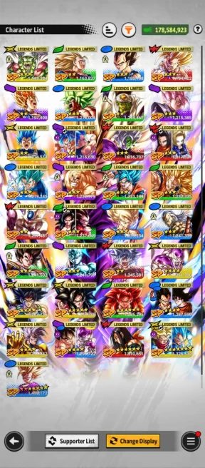 B16-Android-4 UL SS4 Goku+Good Team PVP+33 Legends+13.000 Chrono Crytal+Good Equipment+SS2 Gohan 9 Red Star+Android 13+Meta Cooler+SS4 Gogeta