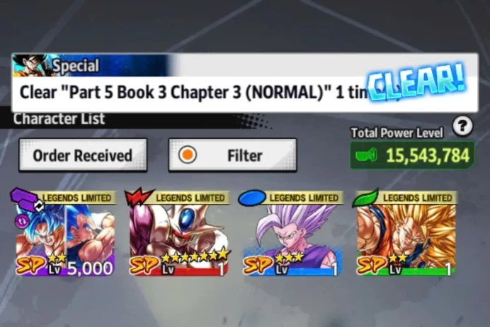B18-Android-UL Beast Gohan Red Star+18.000 Chrono Crytal+Event Fram CC