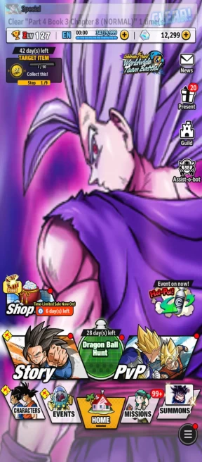 B21-Android-UL Beast Gohan Red Star+12.300 Chrono Crytal+Event Fram CC