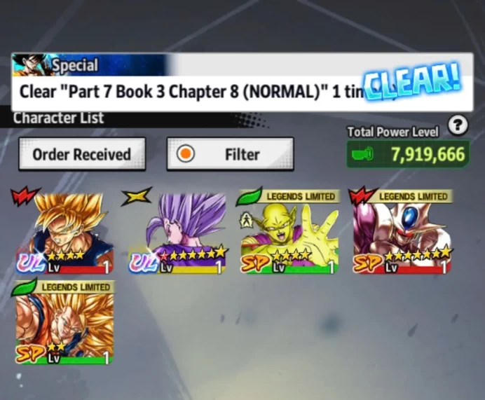 B23-Android-UL Beast Gohan Red Star+11.300 Chrono Crytal+Event Fram CC