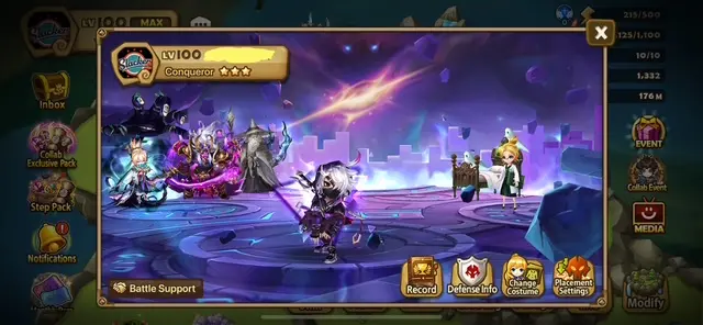 Compte Summoners War C1 3K cristaux