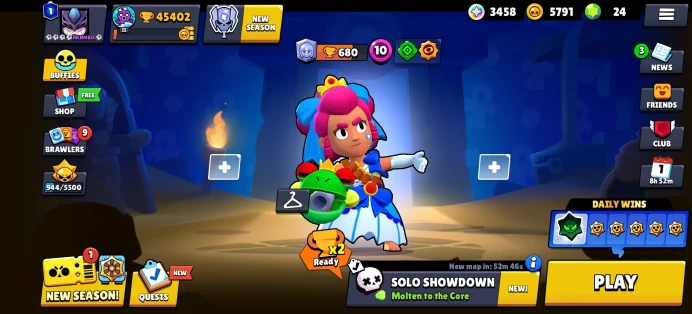 [Code 9464] Level 171 / 45k Trophy + 212 Skins / Very Cheap