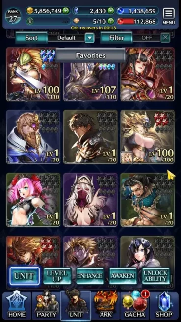 GLOBAL| Rank 27 | Collab (V,Nero,G Asagiri)+(Lf Fabre,S Aileron,Telestio GoR,AoG Labyreth,etc) | 8UR & 9LR ARK |Check SS(LC1085)