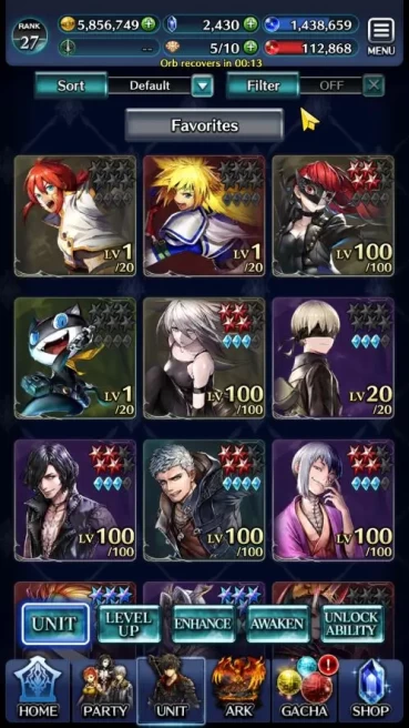 GLOBAL| Rank 27 | Collab (V,Nero,G Asagiri)+(Lf Fabre,S Aileron,Telestio GoR,AoG Labyreth,etc) | 8UR & 9LR ARK |Check SS(LC1085)