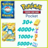 Global Server /Rare Candy Crown + Pokémon Gold Bricks*30 - Pack Opening Hourglass*4000- Challenge Hourglass*1000-Shop Ticket×5000 -Real Scene Ca