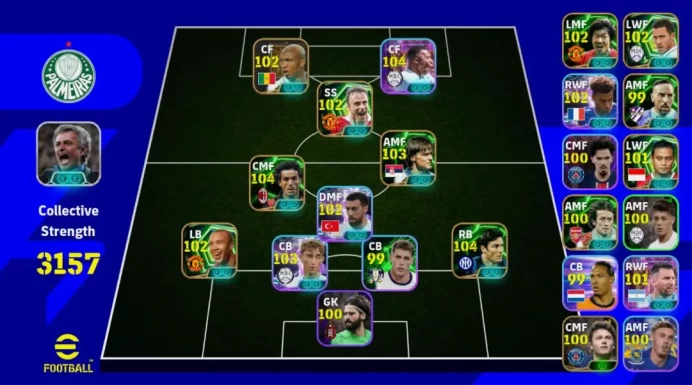 Mobile|K Mbappe,Dimitar Berbatov,Hadji Diouf(PhenomFinish),Desire Doue(BlitzCurler),Park Ji-Sung,D Huijsen,Etc|TakeEmail(EF1407)