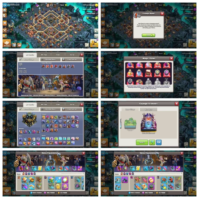M7【Dragon Statue -9 Epic Near Max】Th 17 Semi Max◆Hero: Semi Max◆9 EPIC: GG,SB/MM,FA/FB,LP/RS,EB◆6 SCENERY: TIGER MOUNTAIN, SPOOKY, COSME SCENERY
