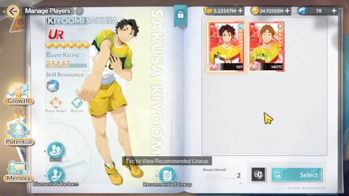 [SEA] Lv51 | 2 SP (Kenma,Bokuto)+Memo 2 UR (Sakusa R2,Motoya)+Memo 12 SSR (Iwaizumi R6 + Memo,Kyotani R2,Etc)Log Google(HFH1005)