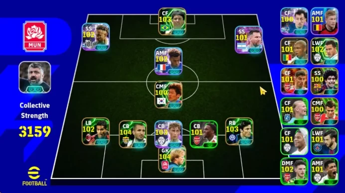 Mobile|Blitz Curler(Neymar Jr,Desire Doue),Phenom Finish(Bebeto,El-Hadji Diouf),Phenom Pass(Eden Hazard),Etc|TakeEmail(EF1414)