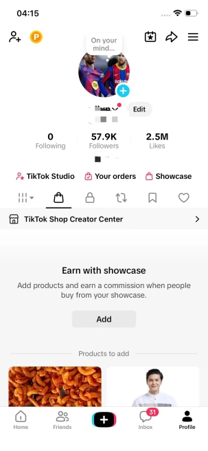 Instanly Delivery/ 57K Real Followers+2.5M Real Likes/ Tiktok Shop For Creator/ Live Stream/ Full Access