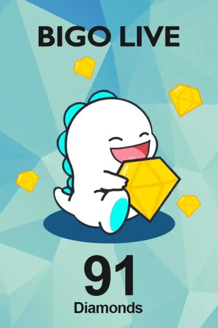BIGO LIVE top up - 91 Diamonds