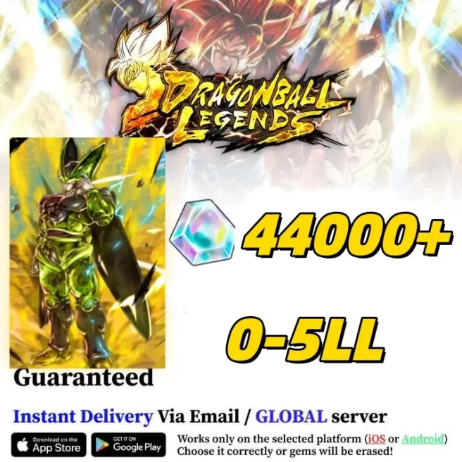 Global[IOS only]Perfect cell +44000Chrono Crystal +0-5LL| The plot has been completed |Dragon Ball Legend