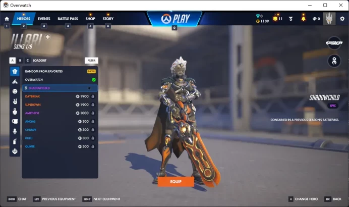 1000 Overwatch Coins / Full Mail Access / see the picture / Please Read Description / MaysJo