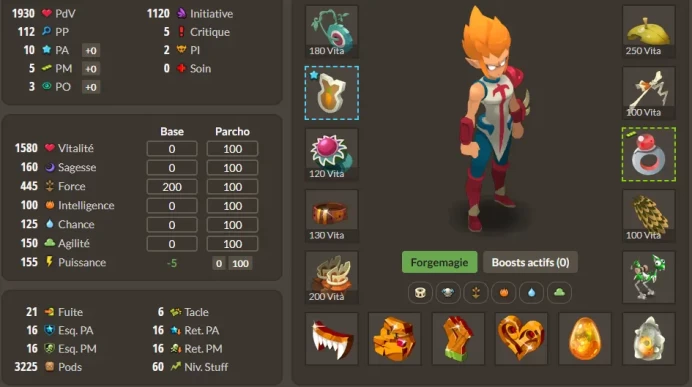 Hellmina : Pano lvl 60 pvp iop bon jet 