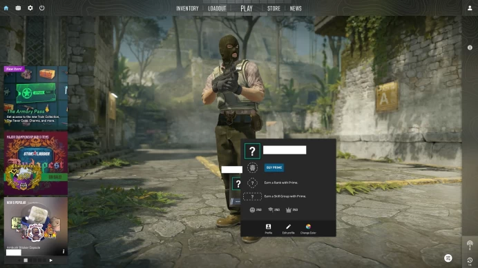 [ID:33642][NONPRIME][VERY RARE][2K HOURS+][COMMENDATIONS 3x250] UN (UNRANKED || 0 MM || 2043 HOURS)