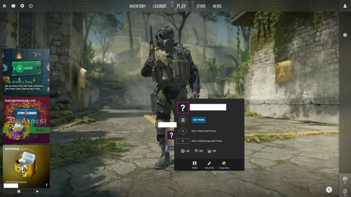 [ID:125326][NONPRIME][VERY RARE][2K HOURS+][COMMENDATIONS 3x186] UN (UNRANKED || 0 MM || 2024 HOURS)