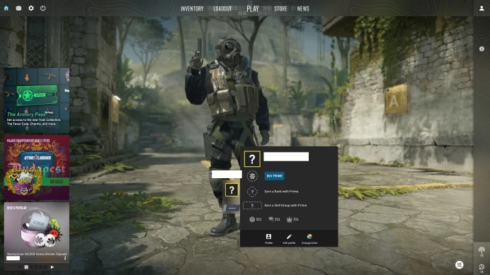 [ID:128000][NONPRIME][VERY RARE][2K HOURS+][COMMENDATIONS 3x211] UN (UNRANKED || 0 MM || 2011 HOURS)