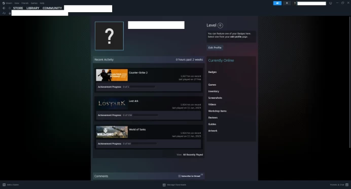 [ID:138086][NONPRIME][VERY RARE][1K HOURS+][COMMENDATIONS 3x225] UN (UNRANKED || 0 MM || 1927 HOURS)