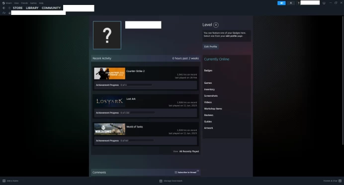 [ID:70498][NONPRIME][VERY RARE][1K HOURS+][COMMENDATIONS 3x87] UN (UNRANKED || 0 MM || 1941 HOURS)