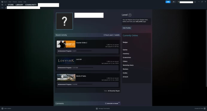 [ID:48922][NONPRIME][VERY RARE][1K HOURS+][COMMENDATIONS 3x125] UN (UNRANKED || 0 MM || 1962 HOURS)