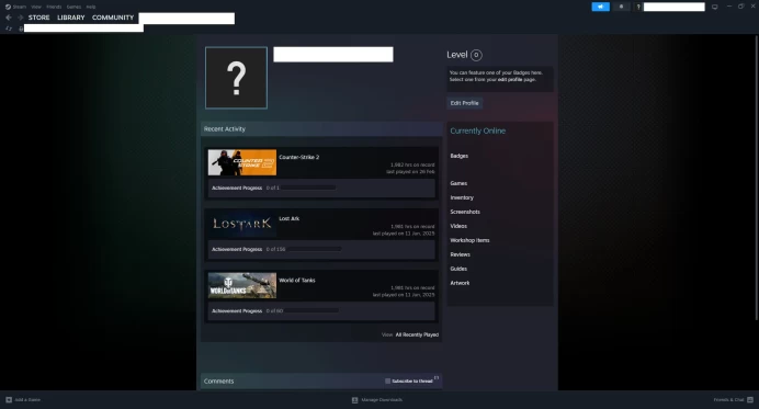 [ID:64282][NONPRIME][VERY RARE][1K HOURS+][COMMENDATIONS 3x196] UN (UNRANKED || 0 MM || 1982 HOURS)