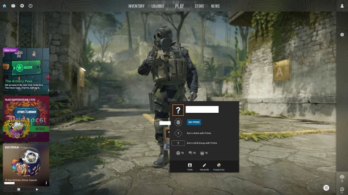[ID:163329][NONPRIME][VERY RARE][1K HOURS+][COMMENDATIONS 3x78] UN (UNRANKED || 0 MM || 1978 HOURS)