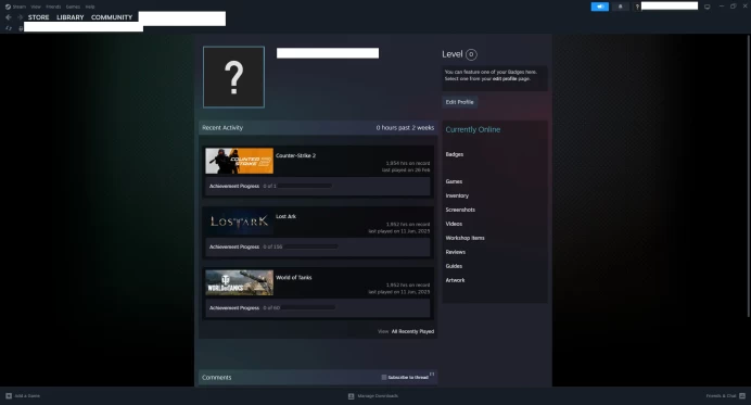 [ID:181882][NONPRIME][VERY RARE][1K HOURS+][COMMENDATIONS 3x188] UN (UNRANKED || 0 MM || 1954 HOURS)
