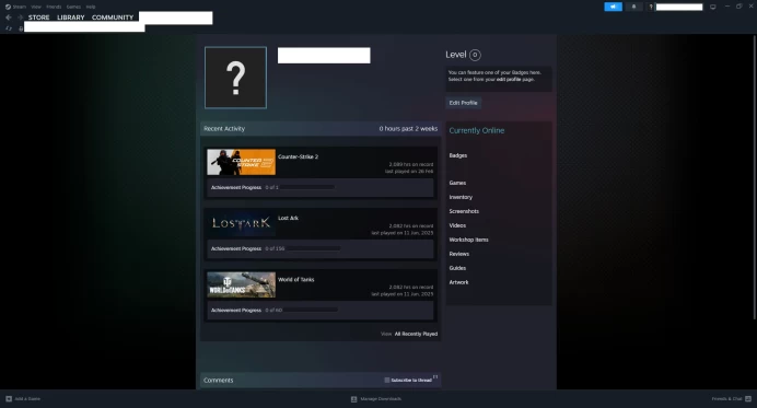 [ID:187772][NONPRIME][VERY RARE][2K HOURS+] UN (UNRANKED || 0 MM || 2089 HOURS)