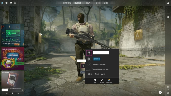 [ID:159954][NONPRIME][VERY RARE][2K HOURS+][COMMENDATIONS 3x152] UN (UNRANKED || 0 MM || 2057 HOURS)
