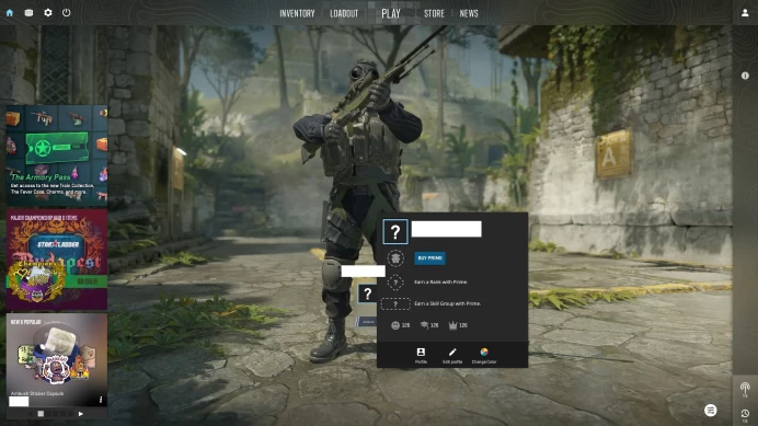 [ID:50415][NONPRIME][VERY RARE][2K HOURS+][COMMENDATIONS 3x126] UN (UNRANKED || 0 MM || 2071 HOURS)
