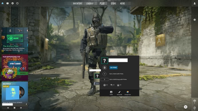 [ID:175102][NONPRIME][VERY RARE][1K HOURS+][COMMENDATIONS 3x77] UN (UNRANKED || 0 MM || 1981 HOURS)