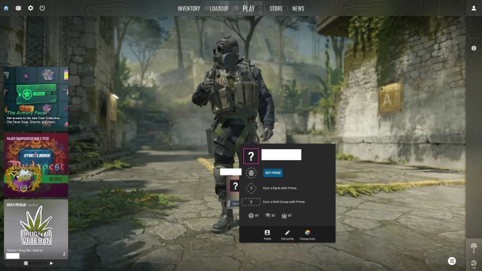 [ID:71390][NONPRIME][VERY RARE][2K HOURS+][COMMENDATIONS 3x97] UN (UNRANKED || 0 MM || 2055 HOURS)