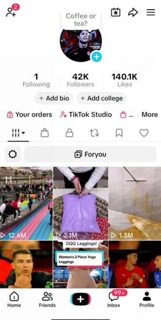 Instanly Delivery/ Monetized 41K Followers+140K Likes Account/ Creator Rewards Program Activated/ Full Access