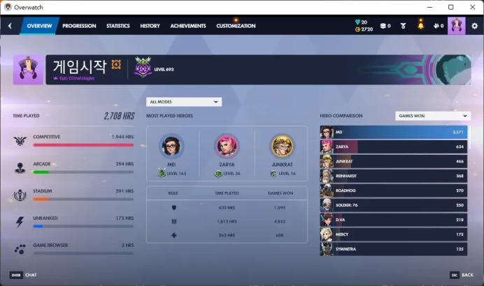 MERCY / 2700 Competition Points / 18 Gold Weapons / Full Mail Access / see the picture / Please Read Description / qbvm
