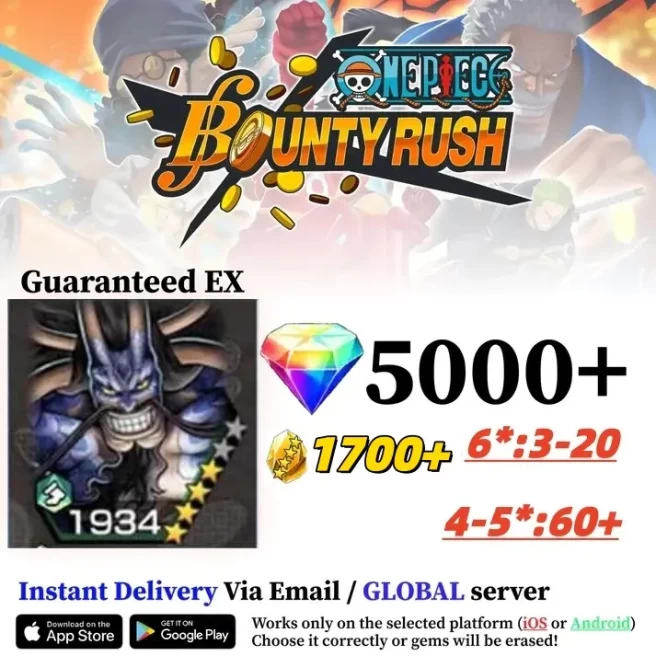 Global  IOS [Kaido][5000+RD][1700+GF]】[starter account]][Instan Delivery]