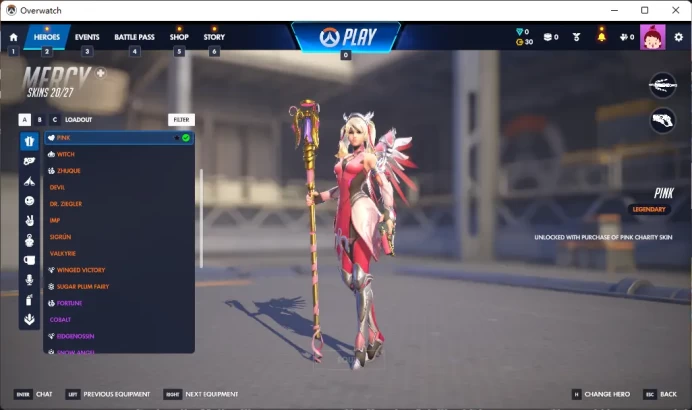 PINK / Snow Angel / MERCY / Full Mail Access / see the picture / Please Read Description / mlhb
