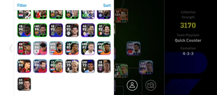 EF72-All Platforms-strength 3170-Epic&showtime :Ronaldo,romario,cannavaro,silvestre,hazard, kokcu,Dion,huijsen,rosicky,denilson,Raul,levandowski
